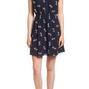 Navy floral Madewell dress GUC